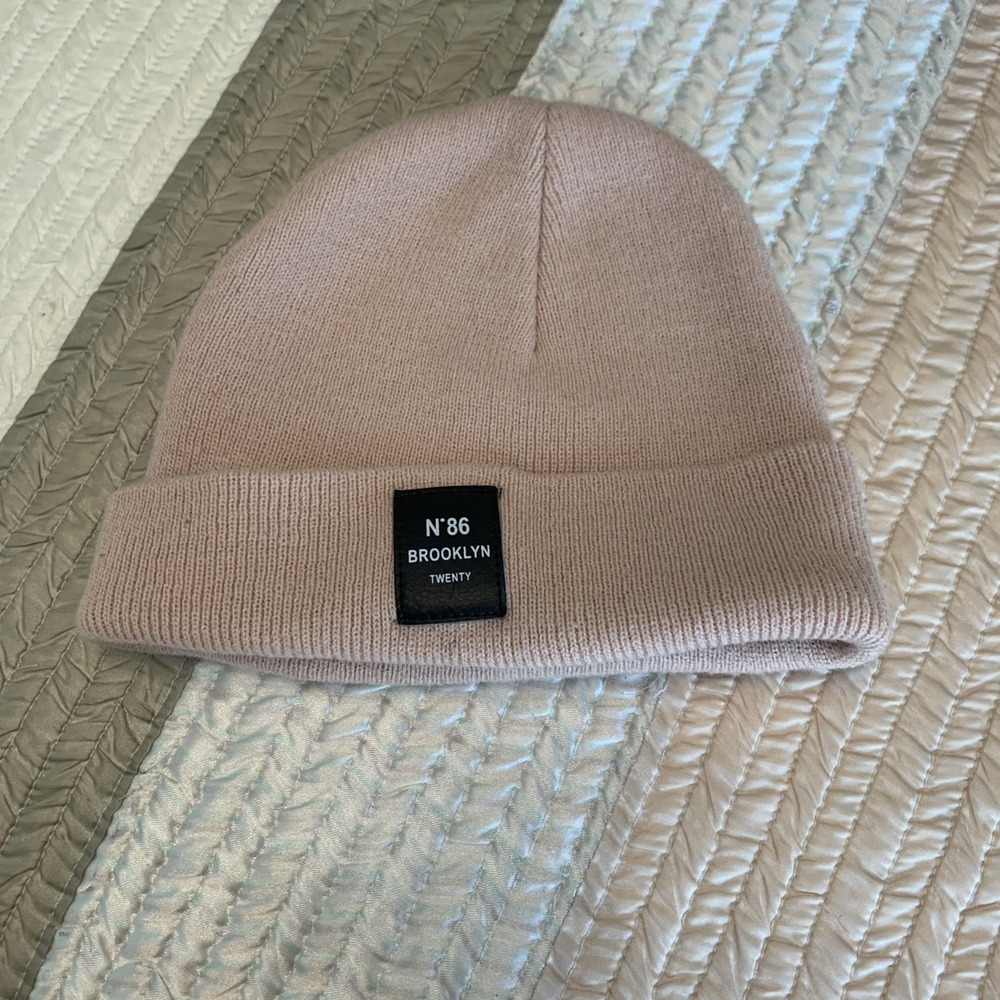 N*86 Brooklyn Twenty Unisex Winter Hat Beanie Tan One Size
